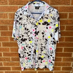 Paint Splatter Polo Sunday Swagger